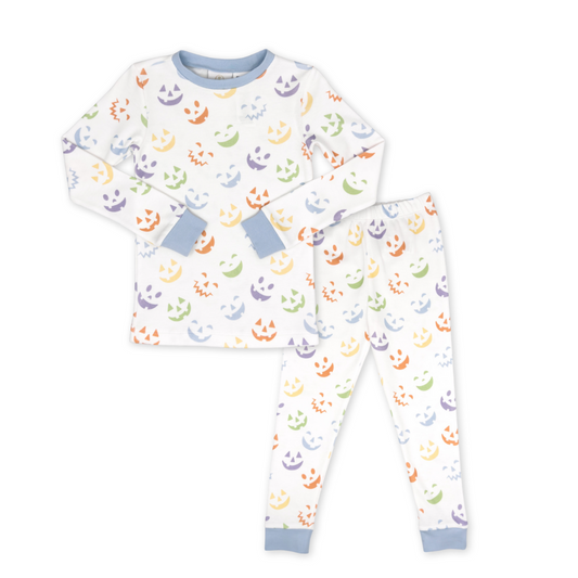 Sweet Pea PJ Set - Peek-a-BOO - Blue