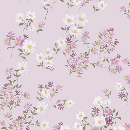 Long Sleeve Peter Pan Ruffle Collar Bubble w/ Skirt - Sweet Dream Florals