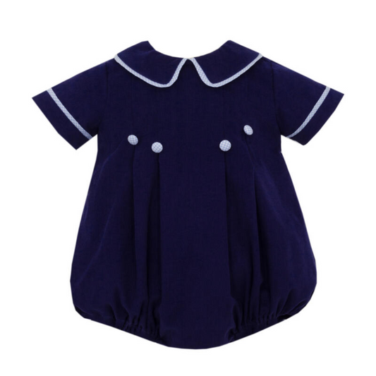 Navy Corduroy Boy Bubble