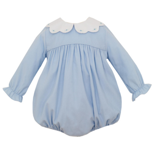 Light Blue Corduroy Girl Bubble