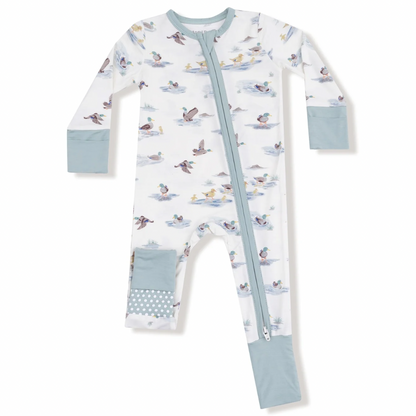 Migrating Mallards - 2 Way Zipper Romper