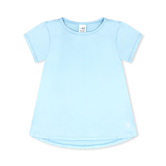 Bridget Basic Tee - Cotton Candy Blue