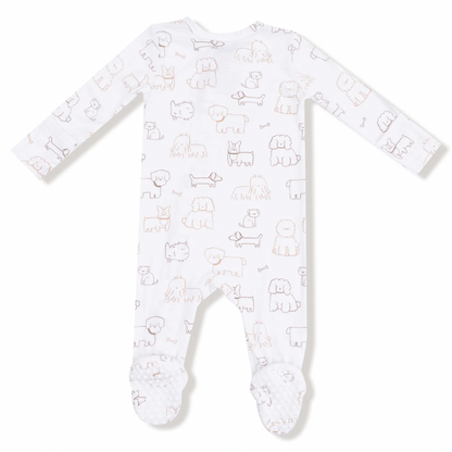 Neutral Pups - 2 Way Zipper Footie