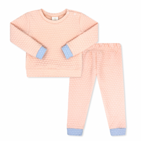 Quilted Sweatsuit - Paris Pink