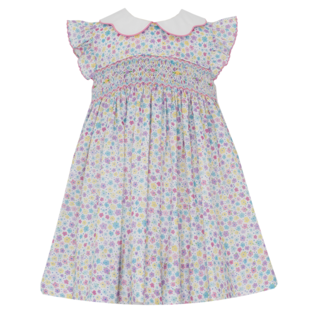 Chloe Multi Floral Sleeveless Dress