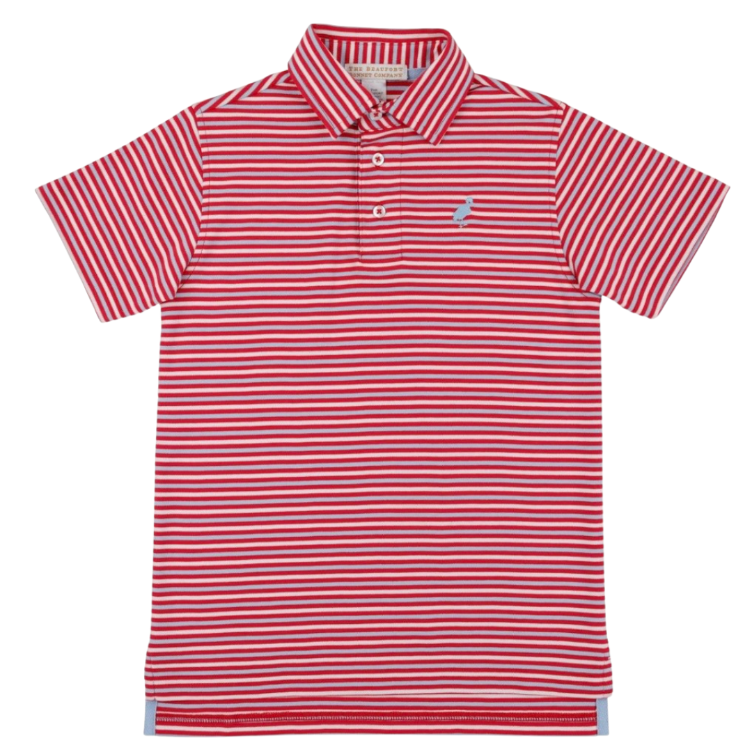 Prim and Proper Polo - Sumner Country Stripe