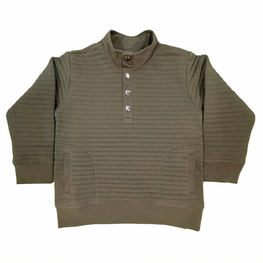 Lanier Quilted Pullover - Green