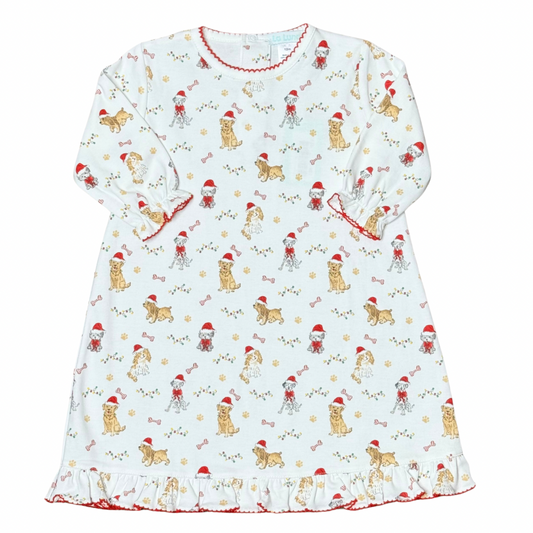 Christmas Puppies Nightgown