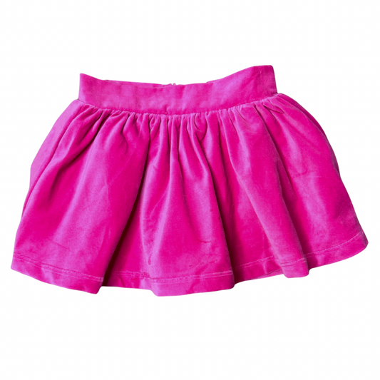 Pink Velvet Skirt