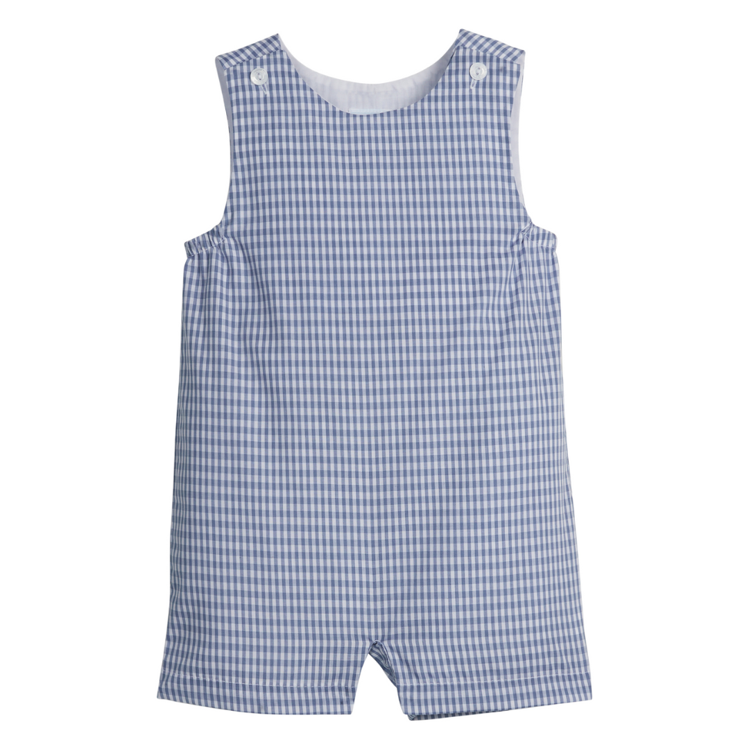 Campbell Shortall - Gray Blue Gingham