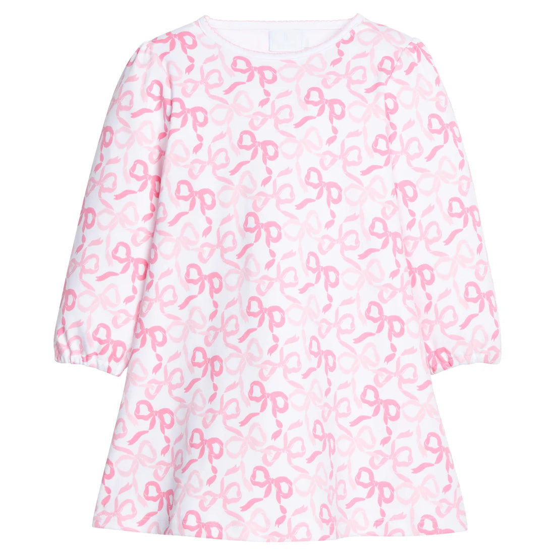 Printed T-Shirt Dress - Bows & Ribbons