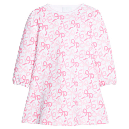 Printed T-Shirt Dress - Bows & Ribbons
