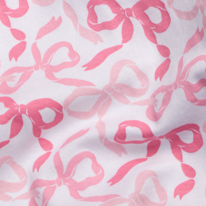 Printed Peter Pan Bubble - Bows & Ribbons