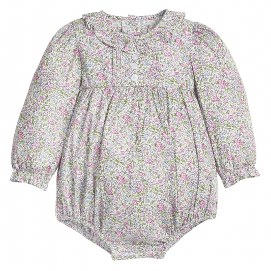 Pleated Caroline Bubble - Lavender Gables Floral