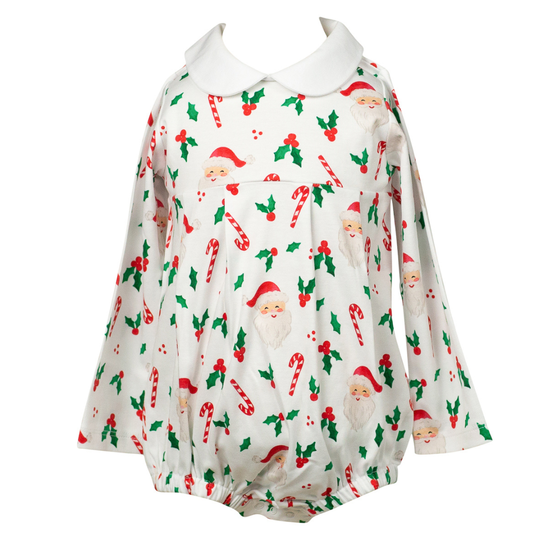 Boy Long Sleeve Bubble - St Nick