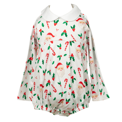 Boy Long Sleeve Bubble - St Nick