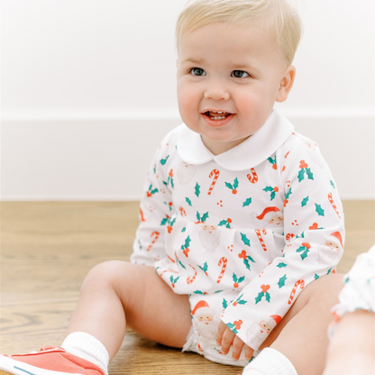 Boy Long Sleeve Bubble - St Nick