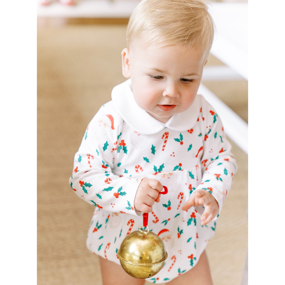 Boy Long Sleeve Bubble - St Nick