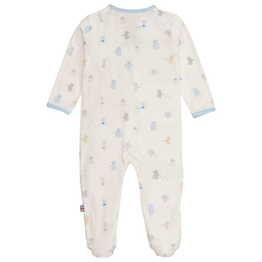 Blue Baby Beats Modal Footie