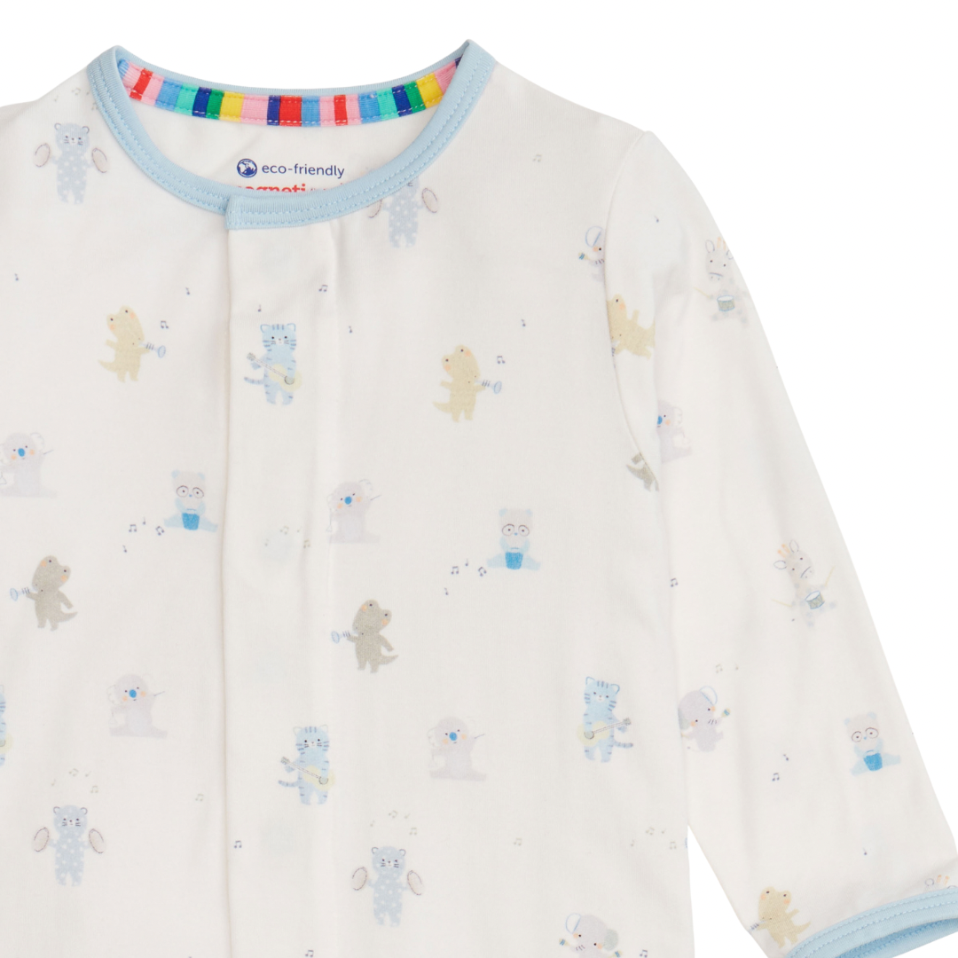 Blue Baby Beats Modal Footie