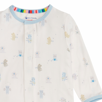 Blue Baby Beats Modal Footie