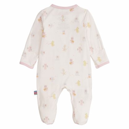 Pink Baby Beats Modal Footie