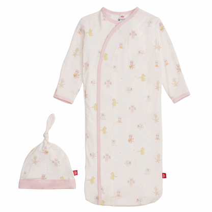 Pink Baby Beats Modal Gown + Hat