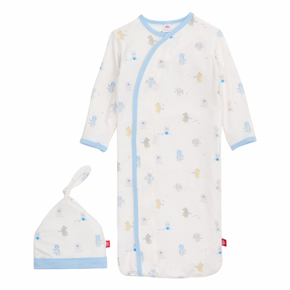 Blue Baby Beats Modal Gown + Hat