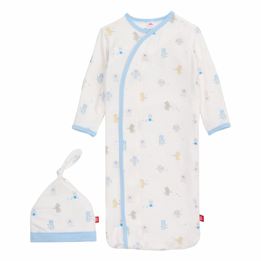 Blue Baby Beats Modal Gown + Hat