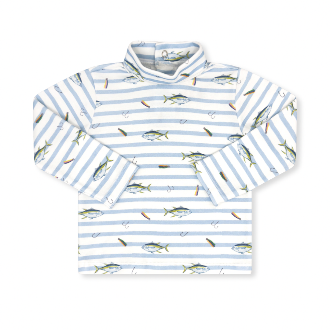 Tiny Tot Turtleneck - Fish Tales