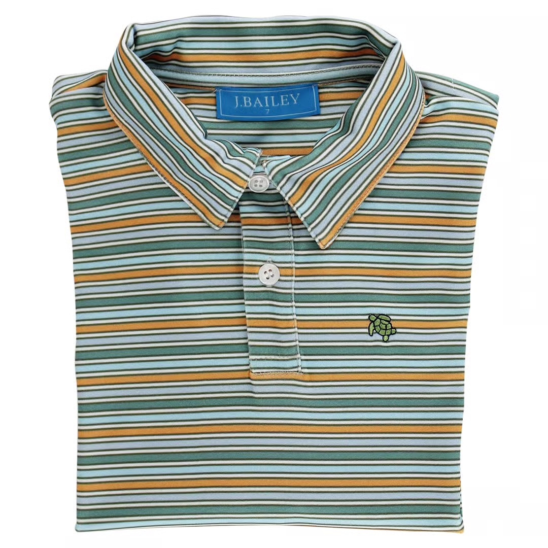 Performance Harry Long Sleeve Polo - Clementine