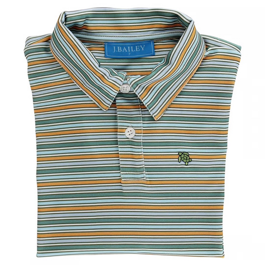 Performance Harry Long Sleeve Polo - Clementine