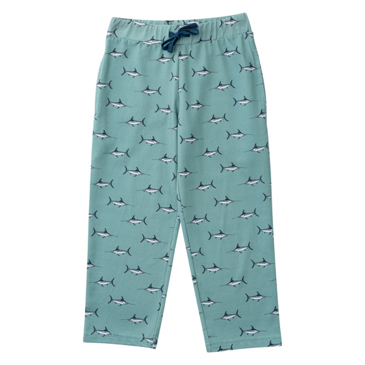 Lounge Life Pant - Swordfish Print