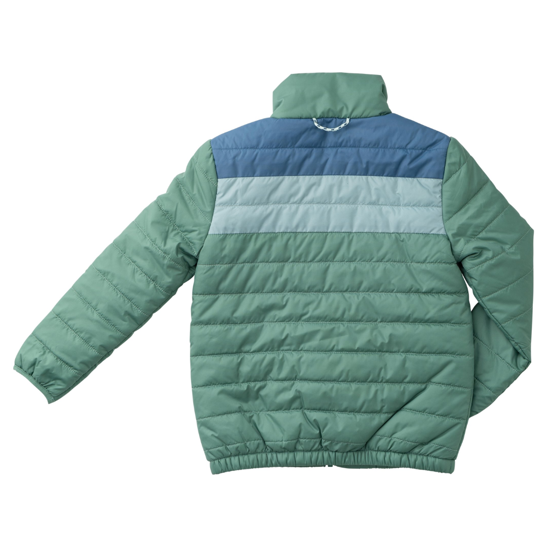 Puffer Jacket - Frosty Spruce Colorblock