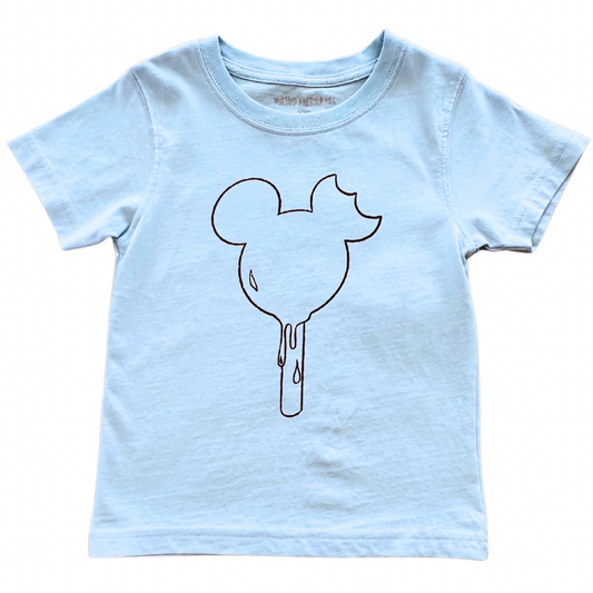 Short Sleeve Light Blue Ice Cream T-Shirt