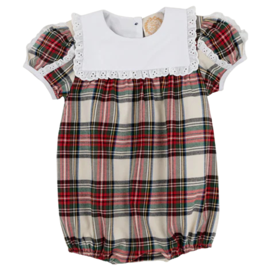 Bea Louise Bubble - Charlie Place Plaid/Worth Ave White
