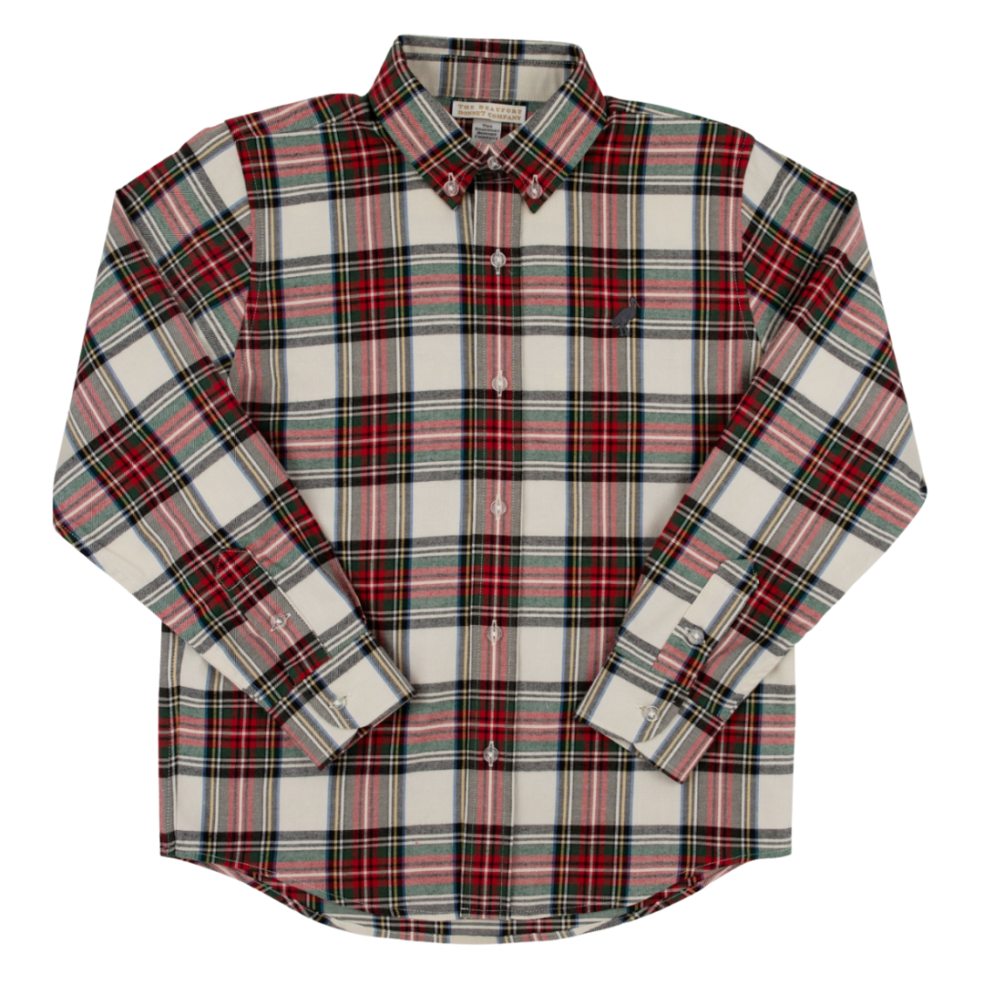 Dean's List Dress Shirt - Flannel -  Charlie Place Plaid