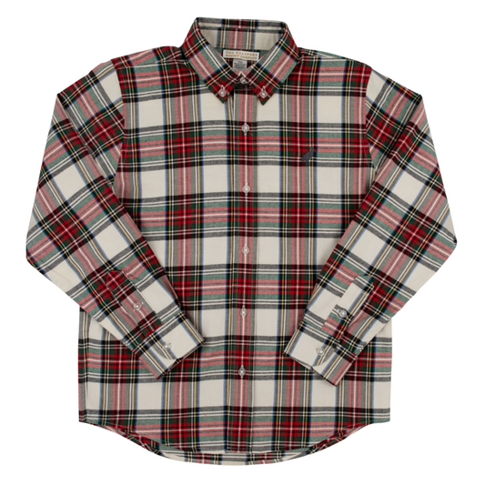 Dean's List Dress Shirt - Flannel -  Charlie Place Plaid