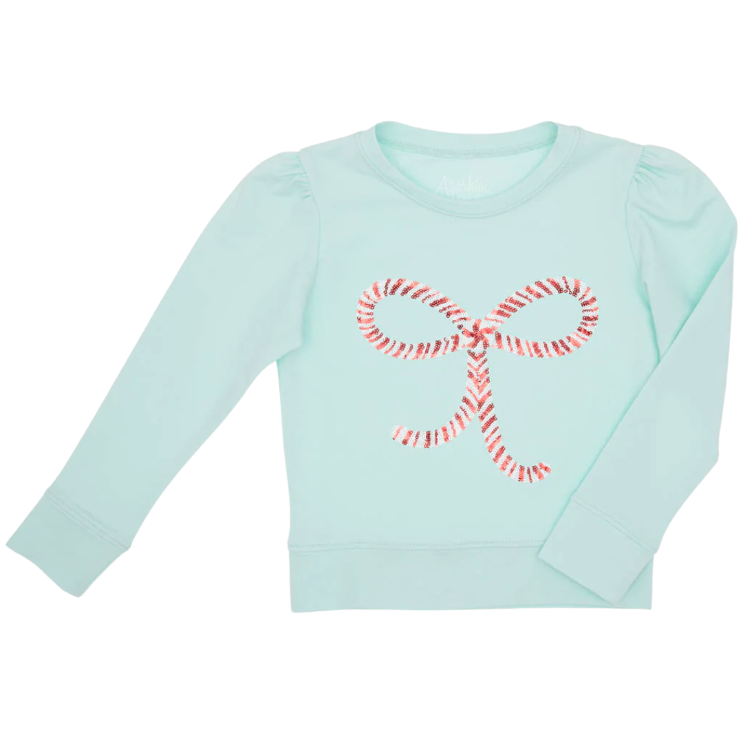 Candy Cane Sequin Sweatshirt