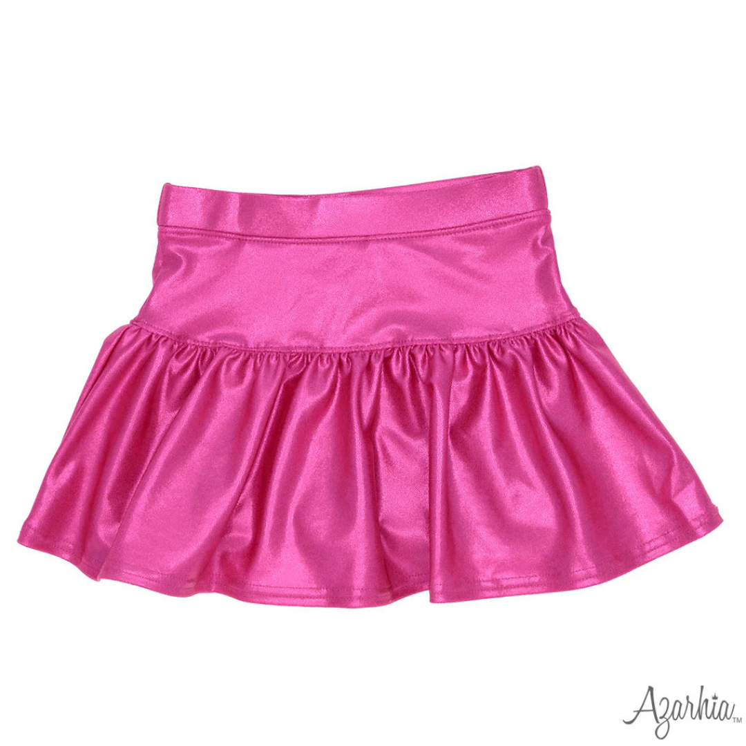 Metallic Skort - Hot Pink