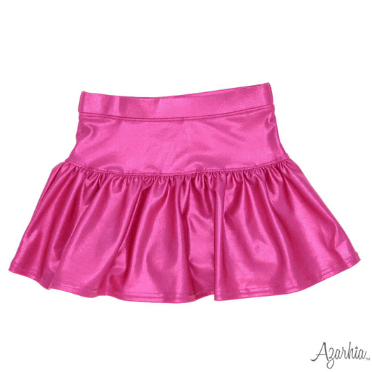 Metallic Skort - Hot Pink