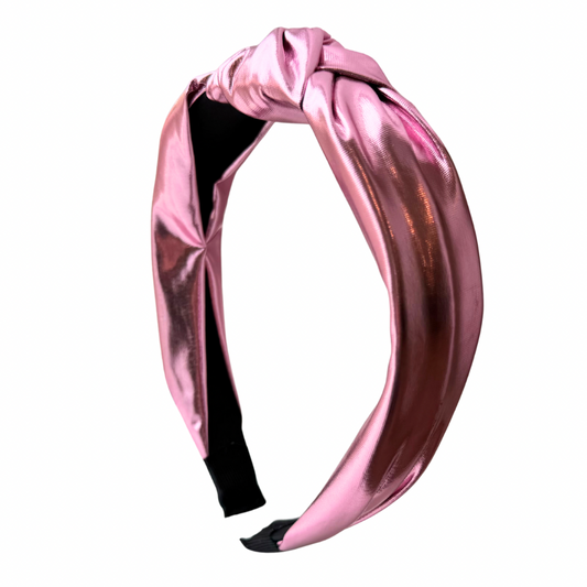 Metallic Headband - Light Pink