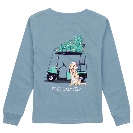 Santa's Caddy Longsleeve Tee