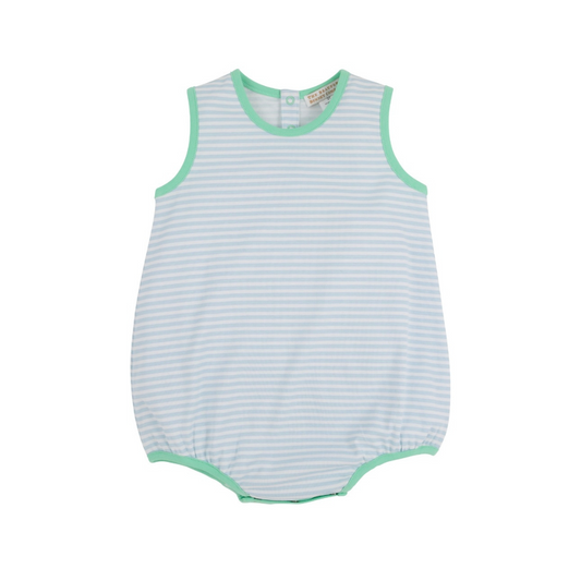 Patton Play Bubble - Buckhead Blue Stripe/Grace Bay Green