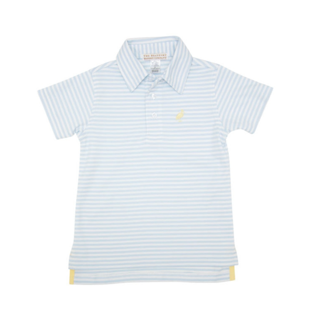 Prim and Proper Polo - Buckhead Blue Stripe