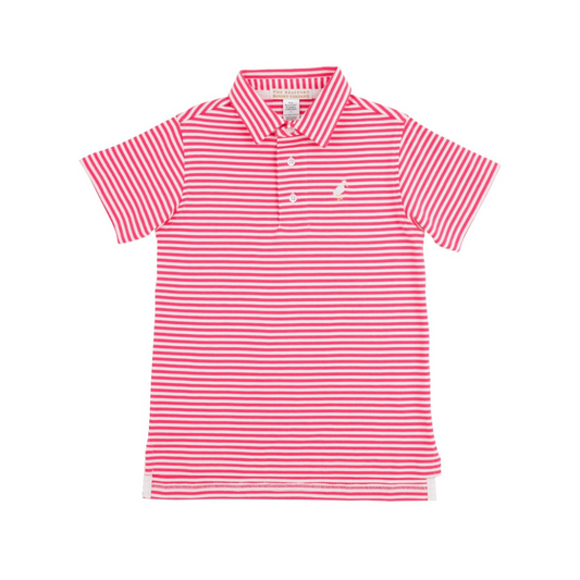 Prim and Proper Polo - Palm Springs Punch Stripe