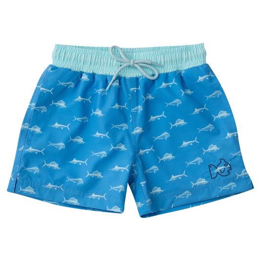 *PRE-ORDER* Boogie Board Swim Trunk - Marina Fish Print