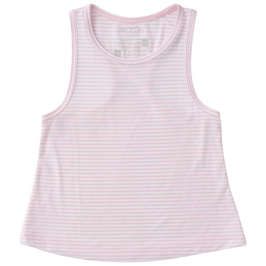 *PRE-ORDER* Race Her Back Active Tank - Pink Lady Stripe