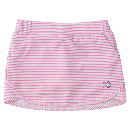 *PRE-ORDER* Carolina Catch Skort - Fuchsia Pink Stripe