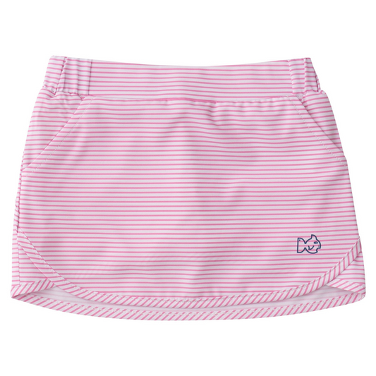 *PRE-ORDER* Carolina Catch Skort - Fuchsia Pink Stripe